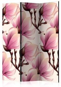 Rumsavdelare / Skärmvägg - Blooming Magnolias - 135x172