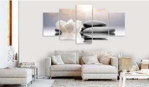 Canvas Tavla - Natural Lightness (5 delar) Wide - 100x50