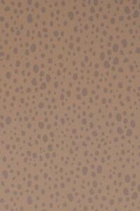 ANIMAL DOTS SOFT BROWN Non woven / Easy up-tapet