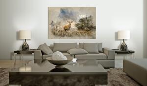 Canvas Tavla - Deer in Field - 90x60