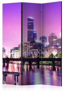 Rumsavdelare / Skärmvägg - Purple Melbourne - 135x172
