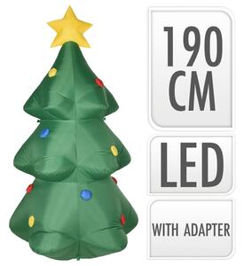 Ambiance Uppblåsbar julgran LED 190 cm