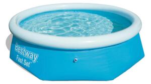 Bestway Pool uppblasbar Fast Set rund 244x66 cm 57265 -