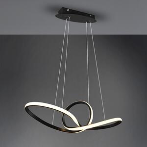Design hänglampa svart inkl LED 3-stegs dimbar - Levi