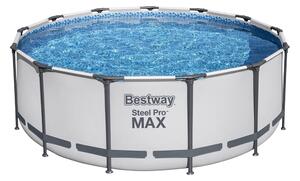 Bestway Pool Steel Pro MAX rund med tillbehor 396x122 cm -