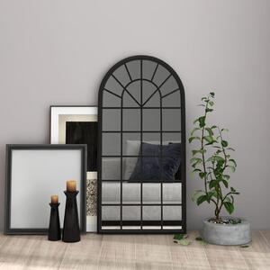 Spegel svart 90x45 cm järn för inomhusbruk