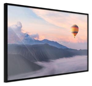 Inramad Poster / Tavla - Freedom - 90x60 Svart ram