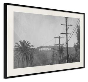 Inramad Poster / Tavla - Old Hollywood - 30x20 Guldram med passepartout