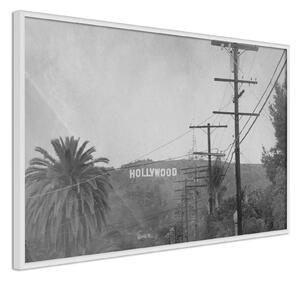 Inramad Poster / Tavla - Old Hollywood - 45x30 Guldram med passepartout