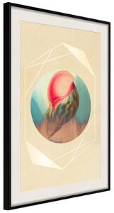 Inramad Poster / Tavla - Sound of the Sea - 20x30 Svart ram med passepartout