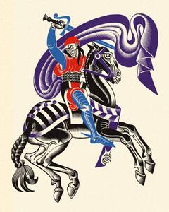 Illustration Knight on a Horse, CSA-Printstock