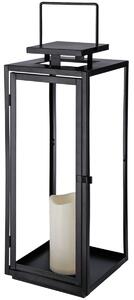VEGA LED-lykta Aijko; 18x18x49 cm (LxBxH); Svart; Rektangulär