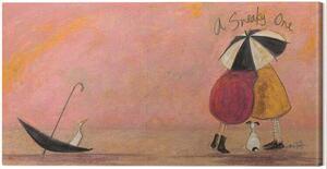 Canvastavla Sam Toft - A Sneaky One II, (100 x 50 cm)