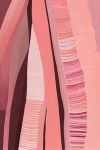 Illustration Pink Layers, Treechild, (26.7 x 40 cm)