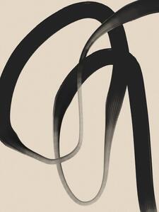 Illustration Black Strokes No 24, Treechild, (30 x 40 cm)