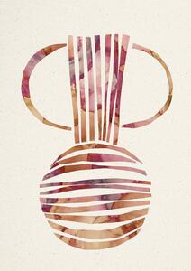 Illustration Retro Vase, Lola Lilaxlola, (30 x 40 cm)