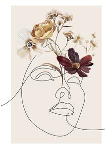 Illustration Wild Flower Love, Lola Lilaxlola, (30 x 40 cm)