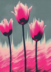Illustration The Tulips, Andreas Magnusson, (30 x 40 cm)