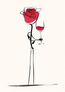Illustration Wine Rose, Andreas Magnusson