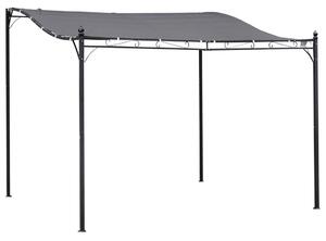 Metallgrå Pergola Tält 297x297 cm för Trädgård