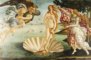 Poster, Affisch Födelsen av Venus, (91.5 x 61 cm)