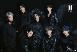 Poster, Affisch BTS - Black Wings, (91.5 x 61 cm)