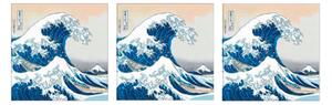 Servetter The Great Wave 33x33 cm 3 st 20-pack