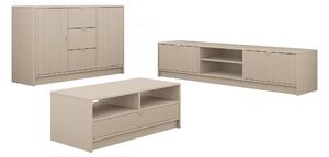 Kintore Möbelset För Vardagsrum - Beige