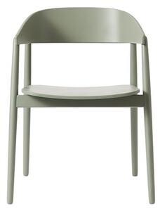 Andersen Furniture - AC2 Chair / Wooden Seat - Matstol - Bok / Grönfärgad - W58 x H74,5 x L51,5 cm
