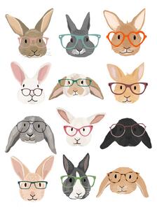 Illustration H Rabbits 2, Hanna Melin