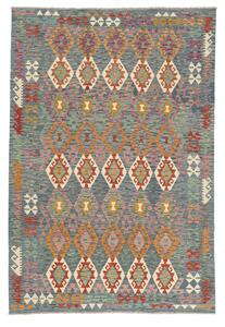 Kelim Afghan Old style Matta 206x300