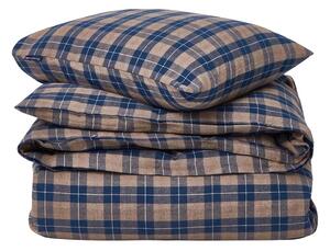 Lexington Checked Cotton Flannel Påslakanset -24 150x210 Blå