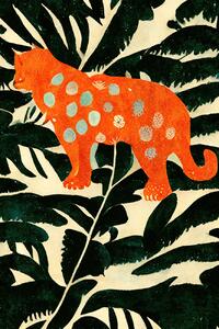 Illustration Tiger In The Jungle, Treechild, (26.7 x 40 cm)