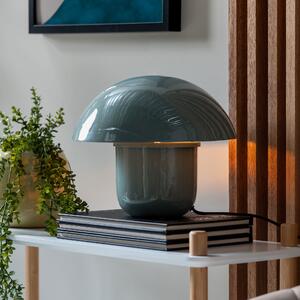 Leitmotiv Bordslampa Fat Mushroom Dimmigt Blått Blank