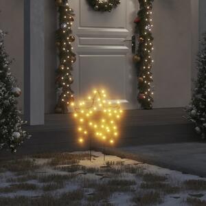 Julstjärna 3 st med spett 50 LEDs 29 cm