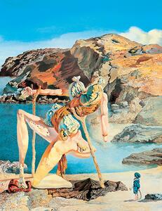 Konsttryck Le spectre des sex appeal, Salvador Dalí