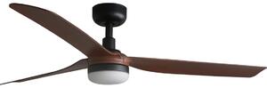 FARO 33817WT-21 - LED Fläkt med dimmer PUNT M LED/18W/230V brun/svart diameter 132 cm WT+ fjärrkontrol