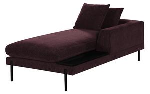 OSMINGTON Divanmodul 92,5 cm Höger Mörkröd -