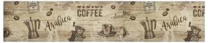 Köksmatta maskintvättbar kaffe brun 60x300 cm sammet