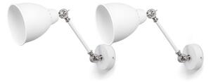 MELLWOOD Vägglampa M 2-pack Vit -