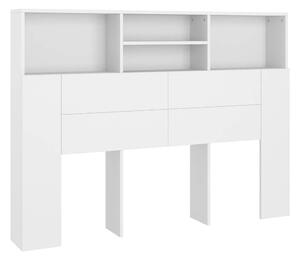 BeBasic Sanggavel med forvaring vit 140x19x103,5 cm - White