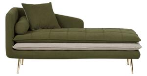 Vaklund Schäslong 164 cm - Beige/Guld/Grön