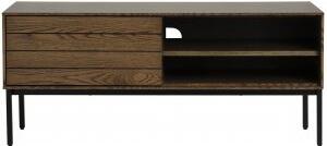 Inez tv-bänk i brunoljad ek - Bredd 120 cm