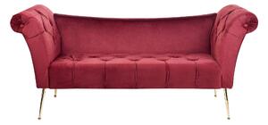 Bethely Schäslong 175 cm - Guld/Red