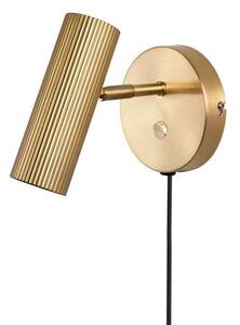 Hubble Vägglampa Brushed Brass - Globen Lighting