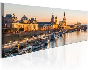 Canvas Tavla - Beautiful Dresden - 120x40