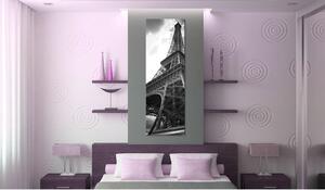 Canvas Tavla - Oneiric Paris - black and white - 45x135