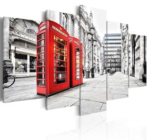 Canvas Tavla - Street of London - 100x50