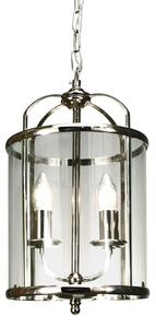 Aneta Lighting Budgie taklampa 2-l 23cm liten krom-klarglas