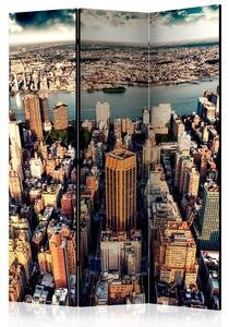 Rumsavdelare / Skärmvägg - Bird's Eye View of New York - 135x172